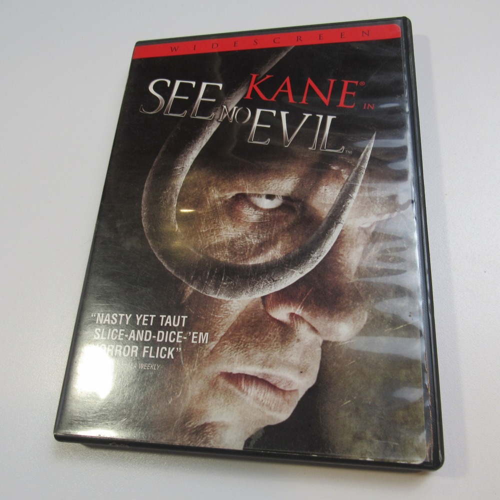 See No Evil DVD Widescreen‎ Edition WWE Lionsgate Horror Movie Kane